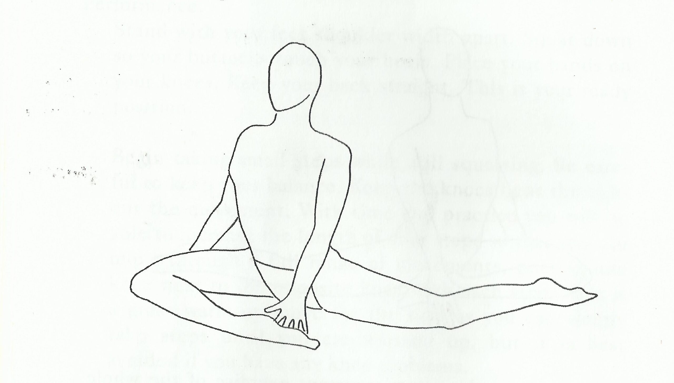 Deeper variation of the pigeon stretch with the front shin angled further from the body