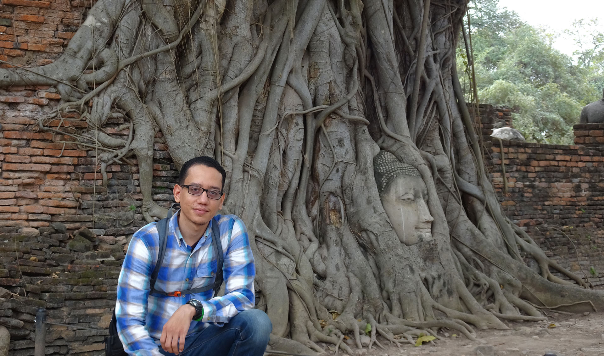 The ruins of Wat Mahathat in Ayutthaya, Thailand