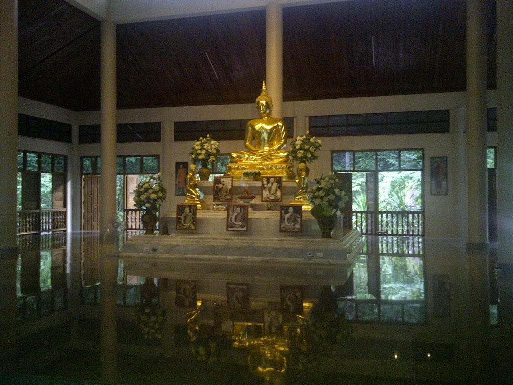 The main hall at Wat Pah Nanachat monastery in northeast Thailand
