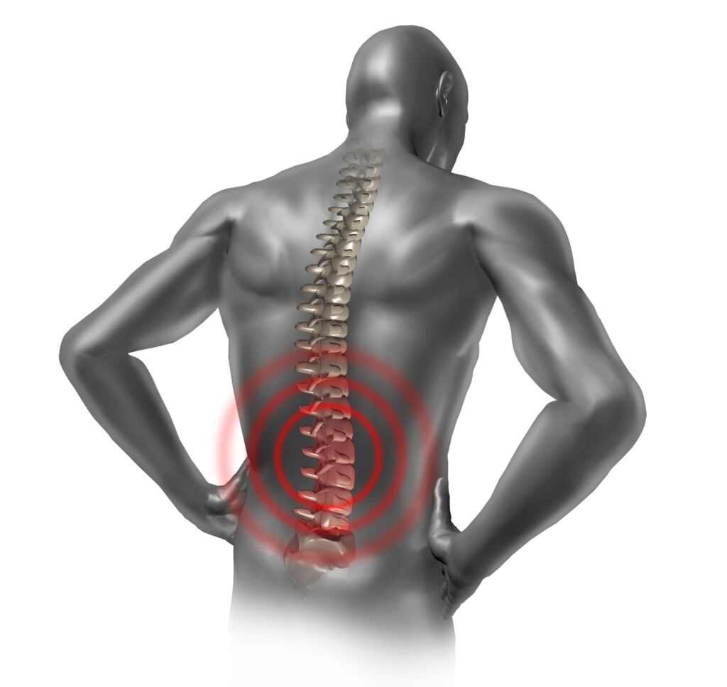 Lower back pain of the kind that surfaces during long seated meditation